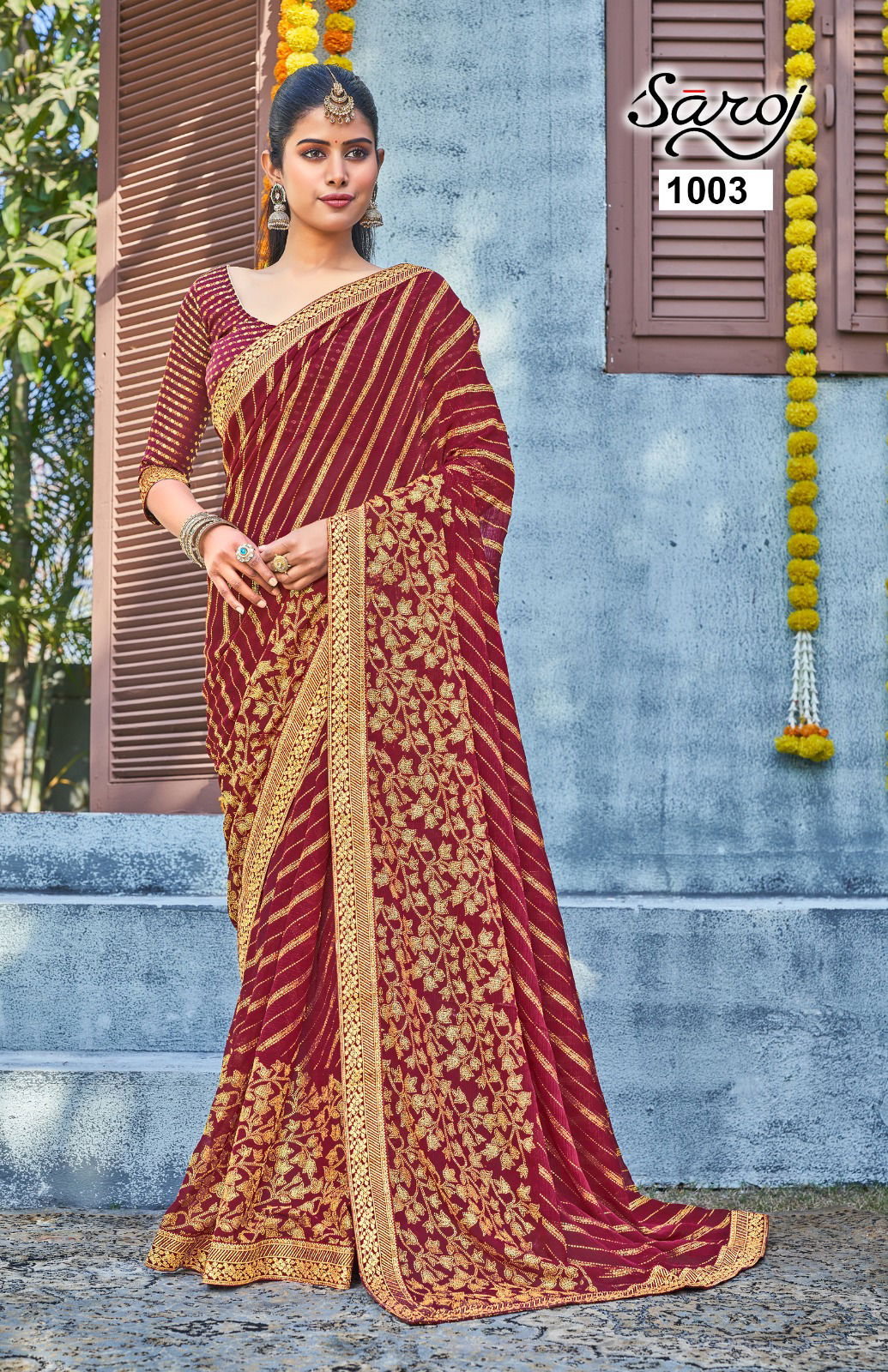 Mudita By Saroj Color Set Designer Sarees Catalog